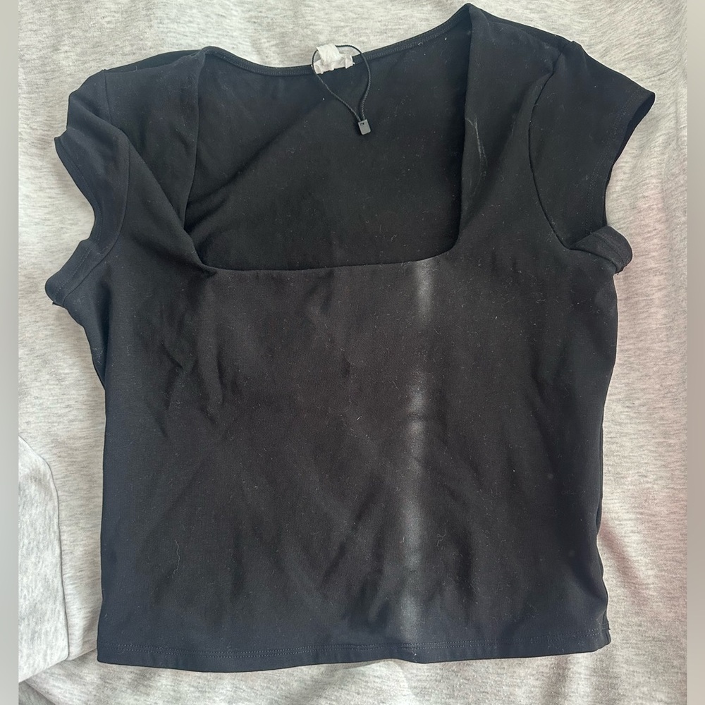 Black square neck Garage top